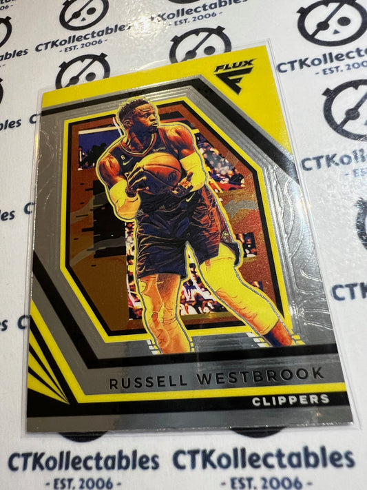 2022-23 NBA Panini FLUX BASE CARD Russell Westbrook #112 Clippers