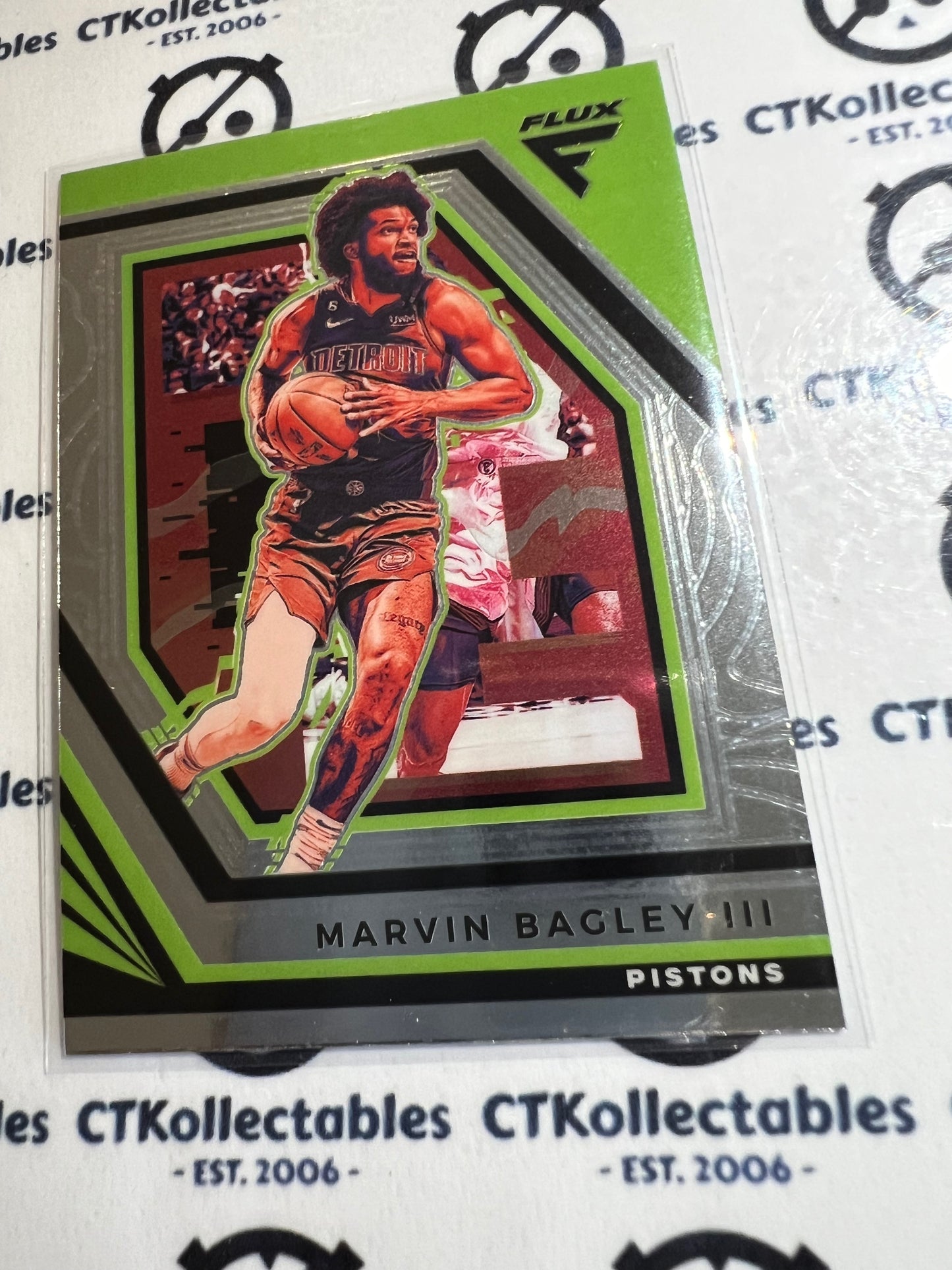 2022-23 NBA Panini FLUX BASE CARD Marvin Bagley III Pistons