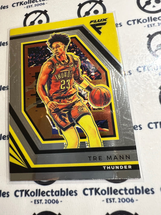 2022-23 NBA Panini FLUX BASE CARD Tre Mann #121 Thunder