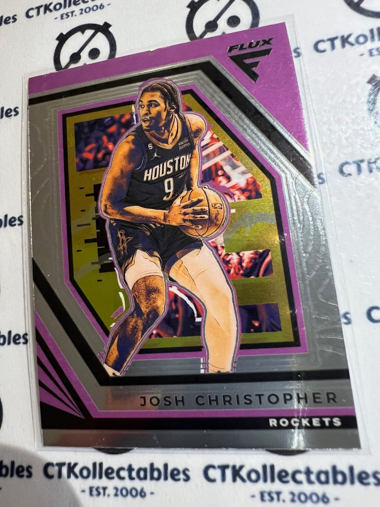 2022-23 NBA Panini FLUX BASE CARD Josh Christopher #188 Rockets