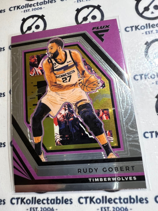 2022-23 NBA Panini FLUX BASE CARD Rudy Gobert #83 Timberwolves