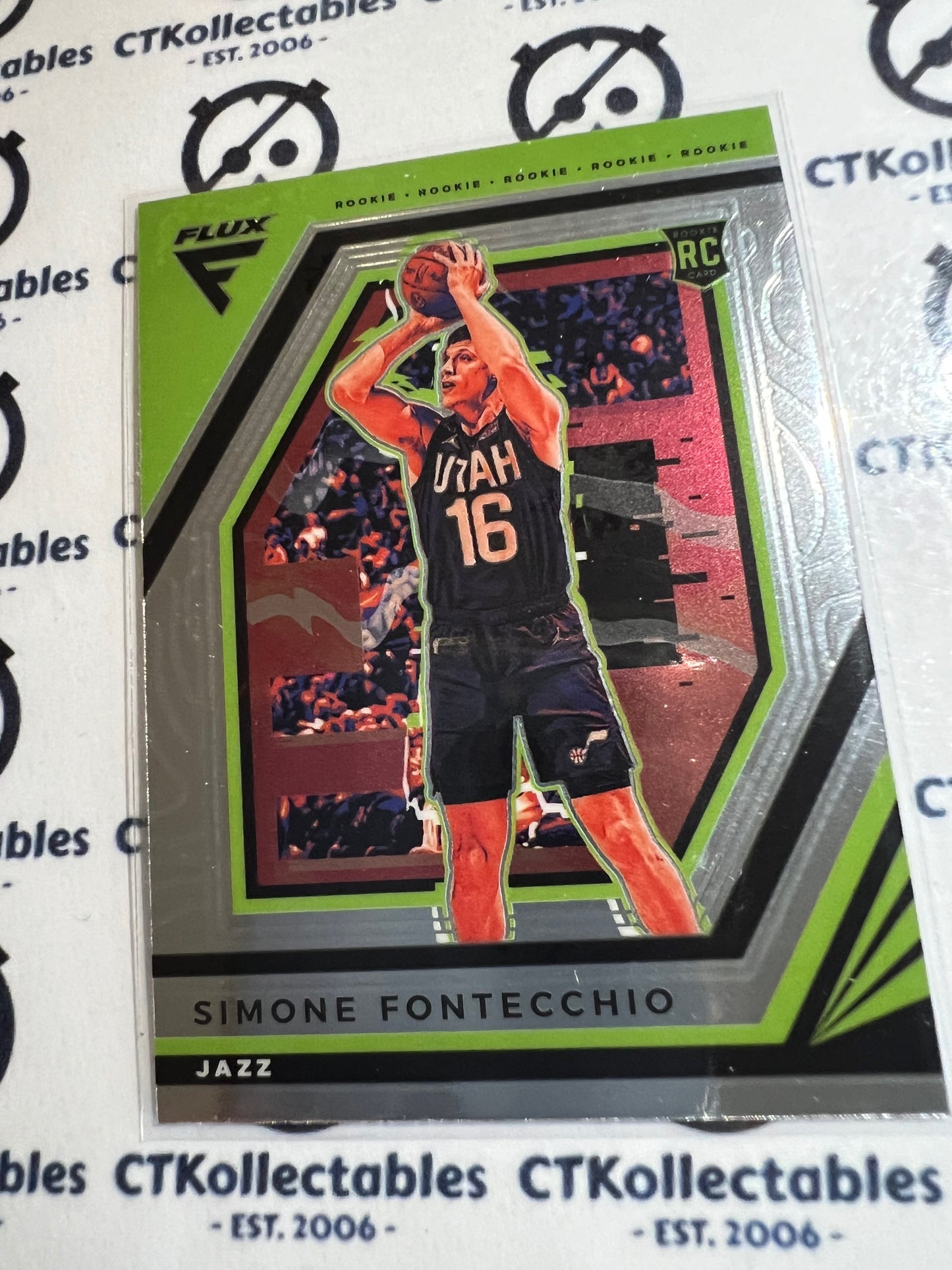 2022-23 NBA Panini FLUX BASE CARD Simone Fontecchio #213 Jazz