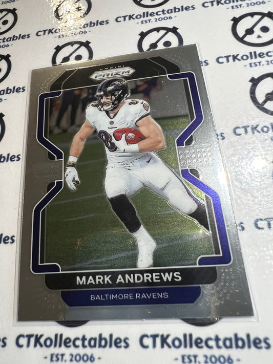2021 NFL Panini Prizm Base Card #80 Mark Andrews Baltimore Ravens