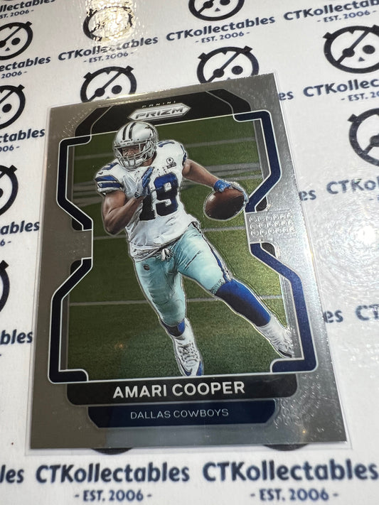 2021 NFL Panini Prizm Base Card #238 Amari Cooper Dallas Cowboys