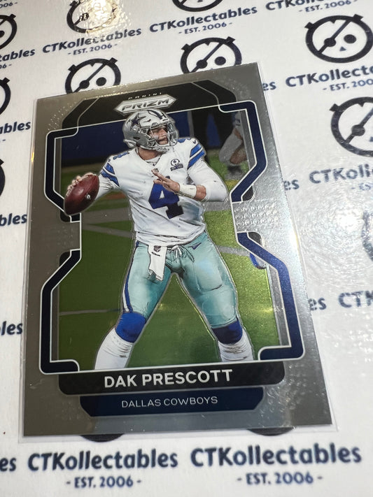 2021 NFL Panini Prizm Base Card #242 Dak Prescott Dallas Cowboys