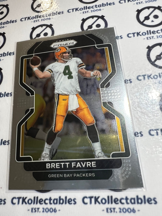 2021 NFL Panini Prizm Base Card #144 Brett Farve Green Bay Packers