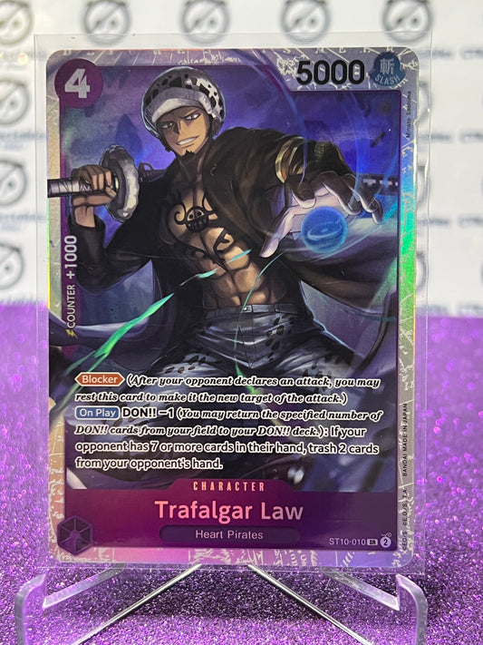 2024 ONE PIECE THE BEST TRAFALGAR LAW # ST10-010 SR ENGLISH TRADING GAME CARD