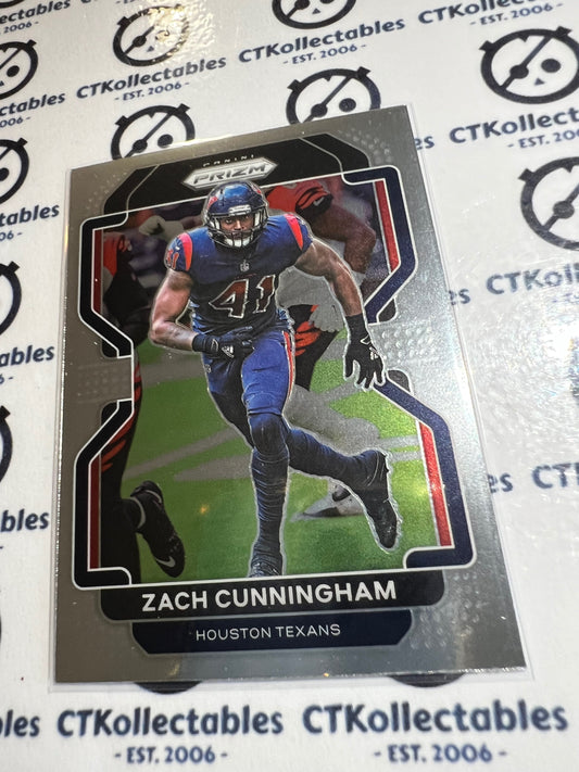 2021 NFL Panini Prizm Base Card #38 ZAch Cunningham Houston Texans