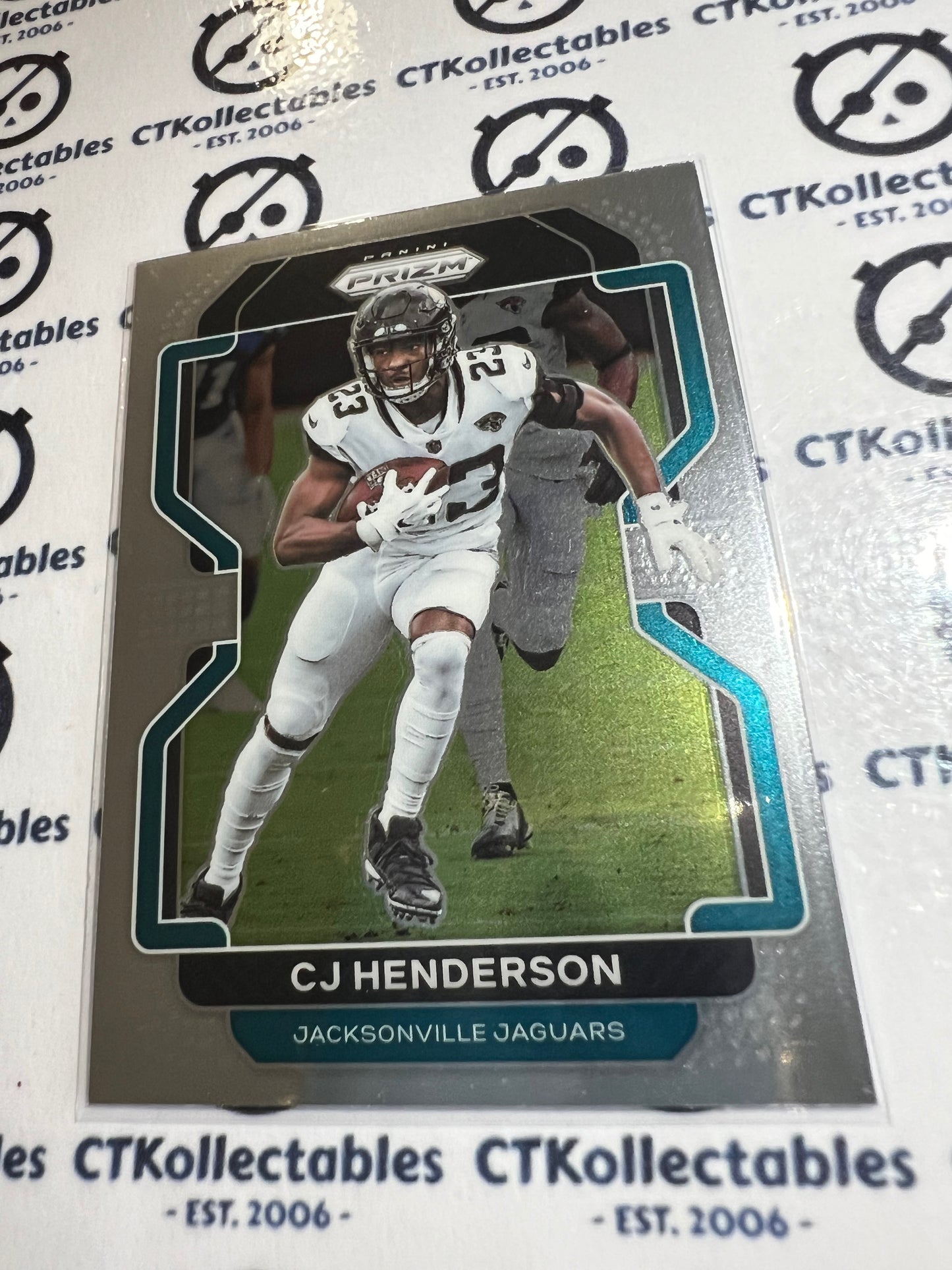 2021 NFL Panini Prizm Base Card #18 C J Henderson  Jacksonville Jaguars