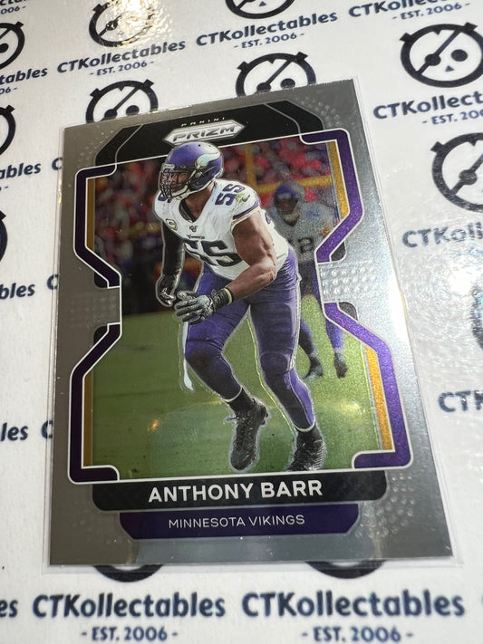 2021 NFL Panini Prizm Base Card #131 Anthony Barr Minnesota Vikings