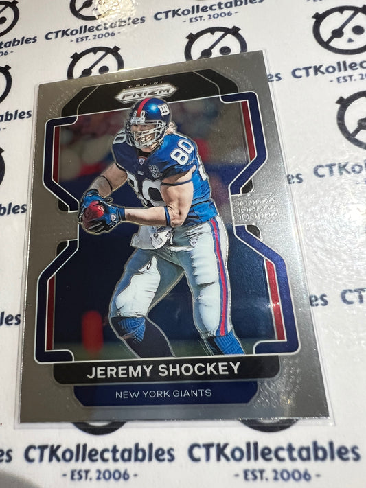 2021 NFL Panini Prizm Base Card #237 Jeremy Shockey   New York Giants