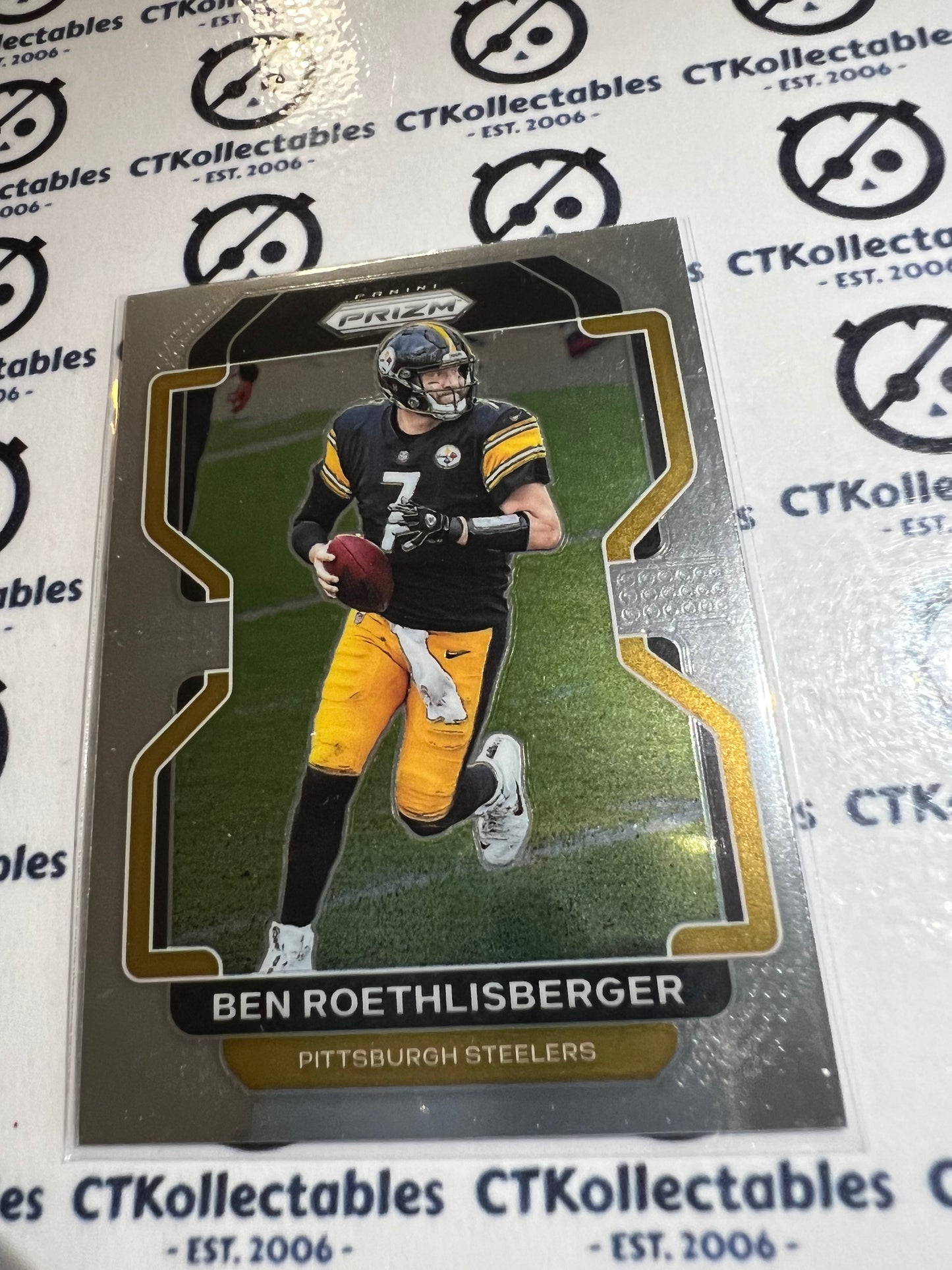 2021 NFL Panini Prizm Base Card #253 Ben Roethlisberger Pittsburgh Steelers
