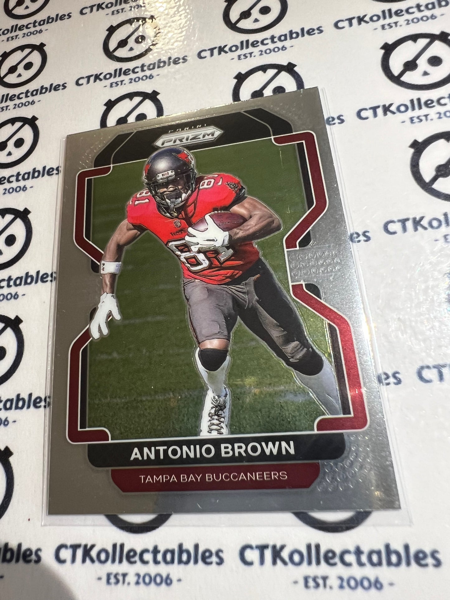 Copy of 2021 NFL Panini Prizm Base Card #292 Antonio Brown Tampa Bay Buccanneers