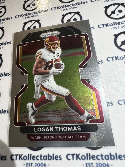 NFL Panini Prizm Base Card #210 Logan Thomas Washington Football Team