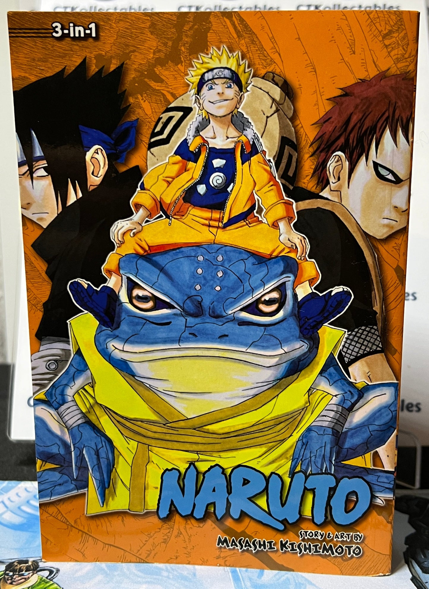 NARUTO 3IN1 MANGA VF MASASHI KISHIMOTO COMIC PB BOOK 2008