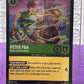 2024 DISNEY LORCANA AZURITE SEA PETER PAN # 85/204 SUPER RARE FOIL GAME CARD