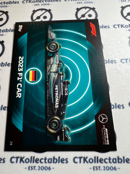 2023 Topps Turbo Attax F1 Base Card - #29 F1 Car