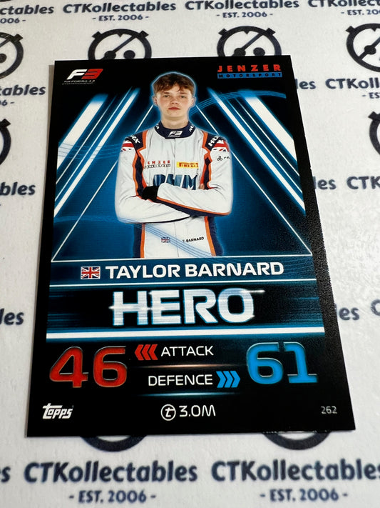 2023 Topps Turbo Attax F1 Base Card - #262 Hero-Taylor Barnard