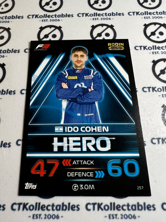 2023 Topps Turbo Attax F1 Base Card - #257 Hero-Ido Cohen