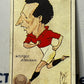 1927 FOOTBALL CARICATURES BY "MAC" JOHN PLAYER & SONS WILFRED KIRKHAM # 21 PLAYER'S CIGARETTES SOCCER CARD