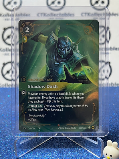2026 RIFTBOUND LEAGUE OF LEGENDS VENDETTA SHADOW DASH # 148/166  EPIC FOIL TRADING GAME CARD