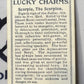 1923 WILL'S CIGARETTES LUCKY CHARMS CARD SCORPIO, THE SCORPION # 8