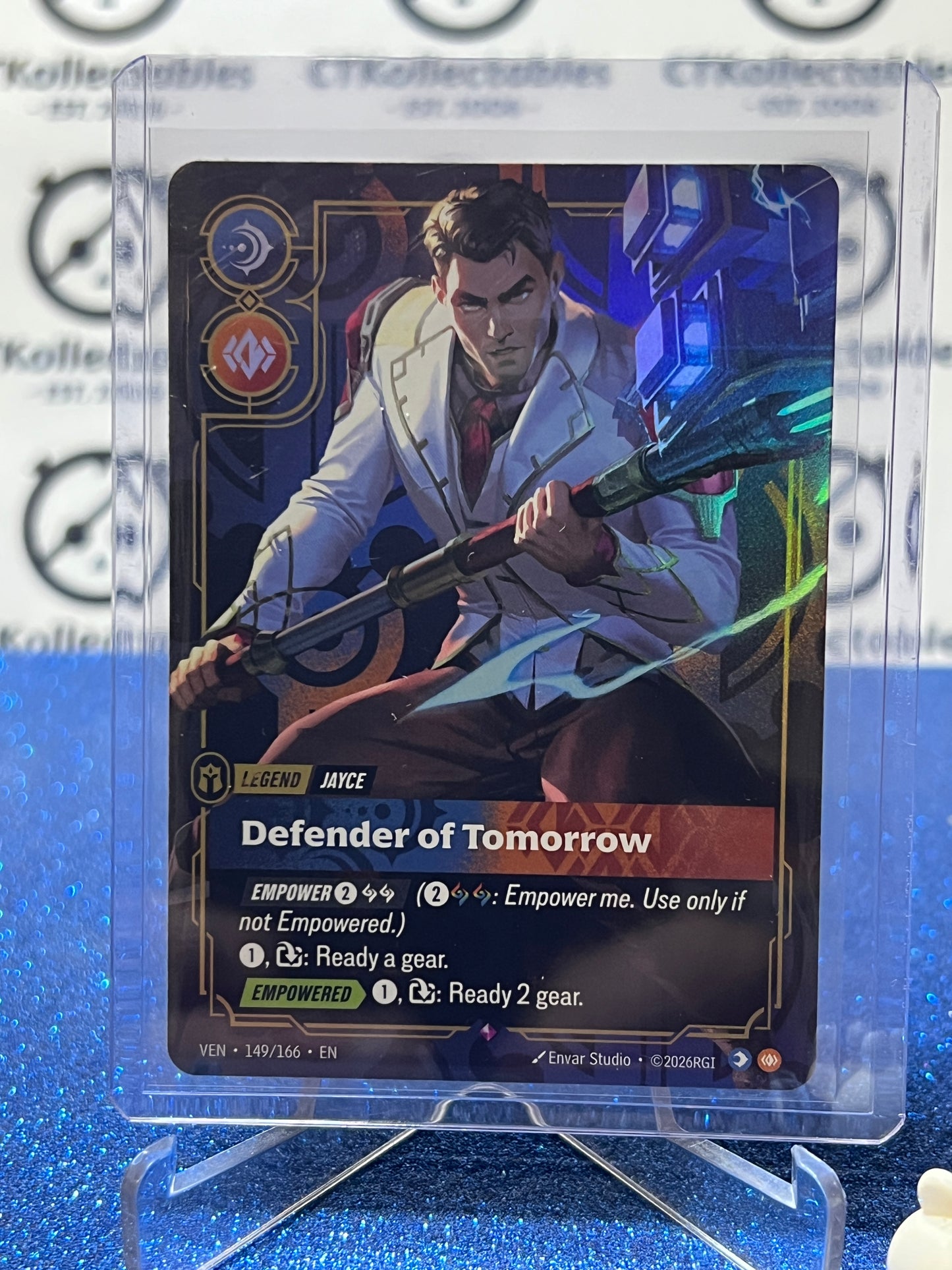 2026 RIFTBOUND LEAGUE OF LEGENDS VENDETTA DEFENDER OF TOMORROW # 149/166 RARE FOIL TRADING GAME CARD