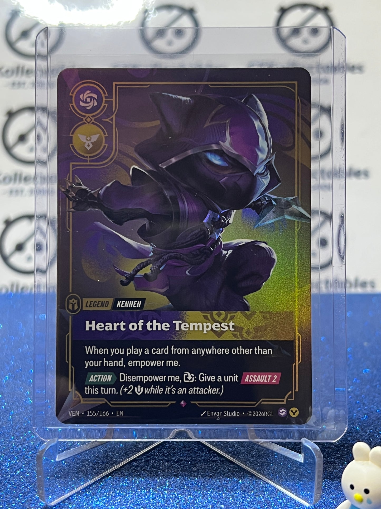 2026 RIFTBOUND LEAGUE OF LEGENDS VENDETTA HEART OF THE TEMPEST # 155/166 RARE FOIL TRADING GAME CARD
