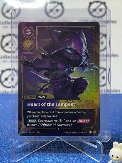 2026 RIFTBOUND LEAGUE OF LEGENDS VENDETTA HEART OF THE TEMPEST # 155/166 RARE FOIL TRADING GAME CARD