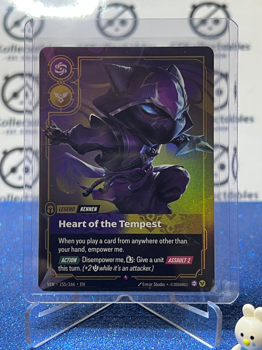 2026 RIFTBOUND LEAGUE OF LEGENDS VENDETTA HEART OF THE TEMPEST # 155/166 RARE FOIL TRADING GAME CARD