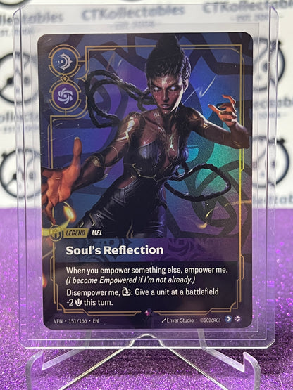 2026 RIFTBOUND LEAGUE OF LEGENDS VENDETTA SOUL'S REFLECTION # 151/166 RARE FOIL TRADING GAME CARD
