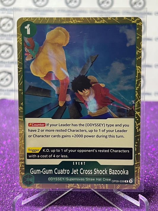 2024 ONE PIECE GUM-GUM # OP09-039 R EMPERORS IN THE NEW WORLD FOIL CARD