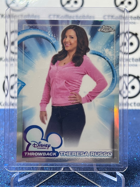 2026 DISNEY TOPPS CHROME THERESA RUSSO # DC-9 THROWBACK FOIL CARD