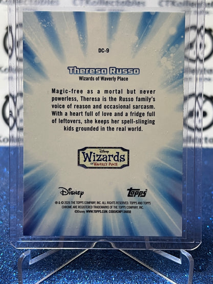 2026 DISNEY TOPPS CHROME THERESA RUSSO # DC-9 THROWBACK FOIL CARD