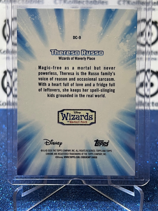 2026 DISNEY TOPPS CHROME THERESA RUSSO # DC-9 THROWBACK FOIL CARD