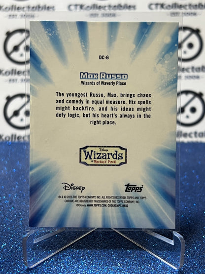 2026 DISNEY TOPPS CHROME MAX RUSSO # DC-6 THROWBACK FOIL CARD