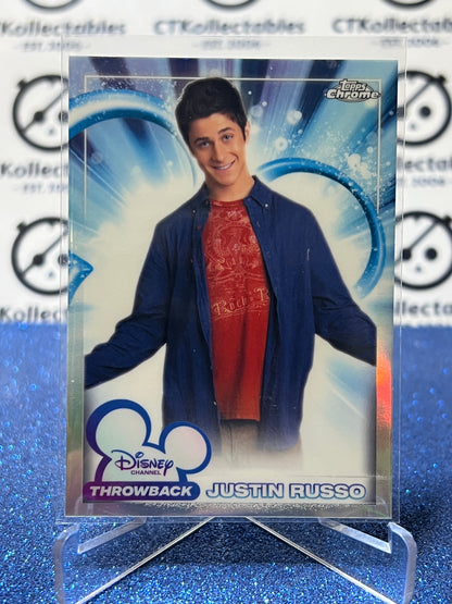 2026 DISNEY TOPPS CHROME JUSTIN RUSSO # DC-5 THROWBACK FOIL CARD