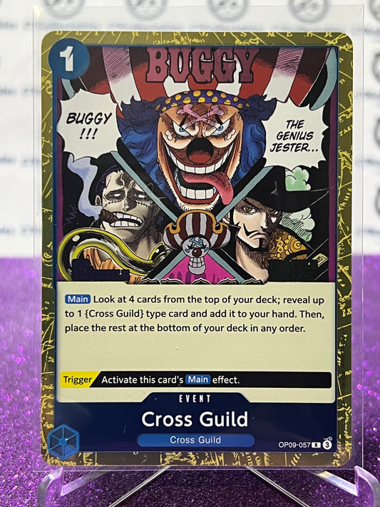 2024 ONE PIECE CROSS GUILD # OP09-057 R EMPERORS IN THE NEW WORLD FOIL ENGLISH CARD