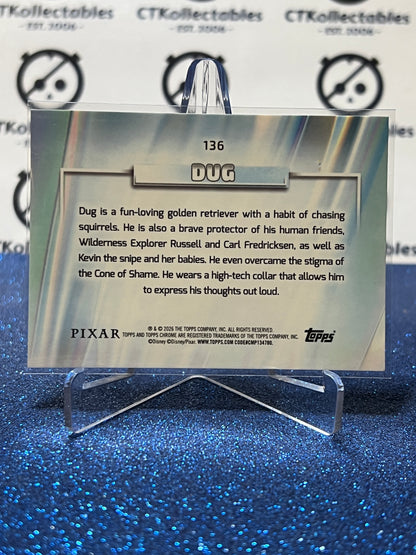 2026 DISNEY TOPPS CHROME DOG # 136  UP PIXAR FOIL CARD
