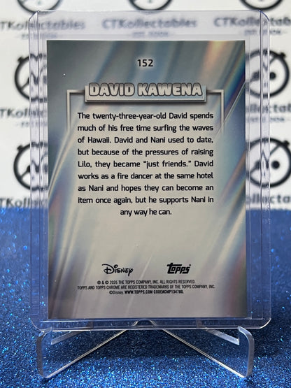 2026 DISNEY TOPPS CHROME DAVID KAWENA # 152 WAVE FOIL CARD