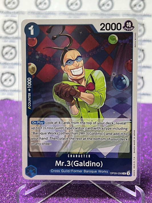 2024 ONE PIECE MR.3(GALDINO) # OP09-056 R EMPERORS IN THE NEW WORLD FOIL ENGLISH CARD