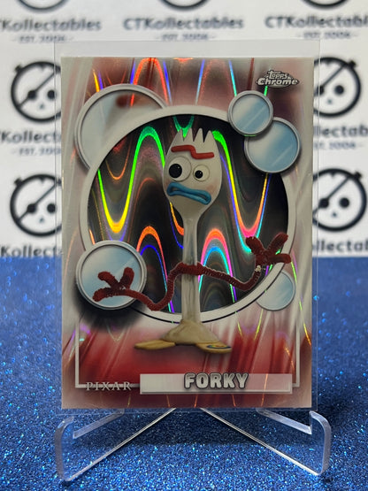 2026 DISNEY TOPPS CHROME FORKY # 192 TOY STORY WAVE FOIL CARD