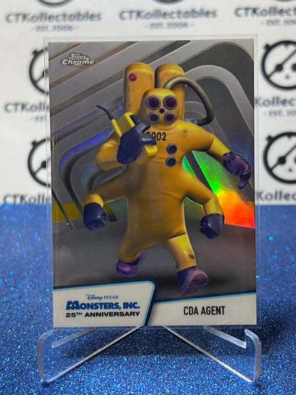 2026 DISNEY TOPPS CHROME CDA AGENT # MI-13 MONSTERS INC. FOIL CARD