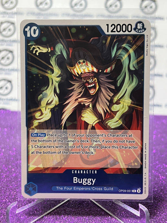 2024 ONE PIECE BUGGY # OP09-051 R EMPERORS IN THE NEW WORLD FOIL ENGLISH CARD