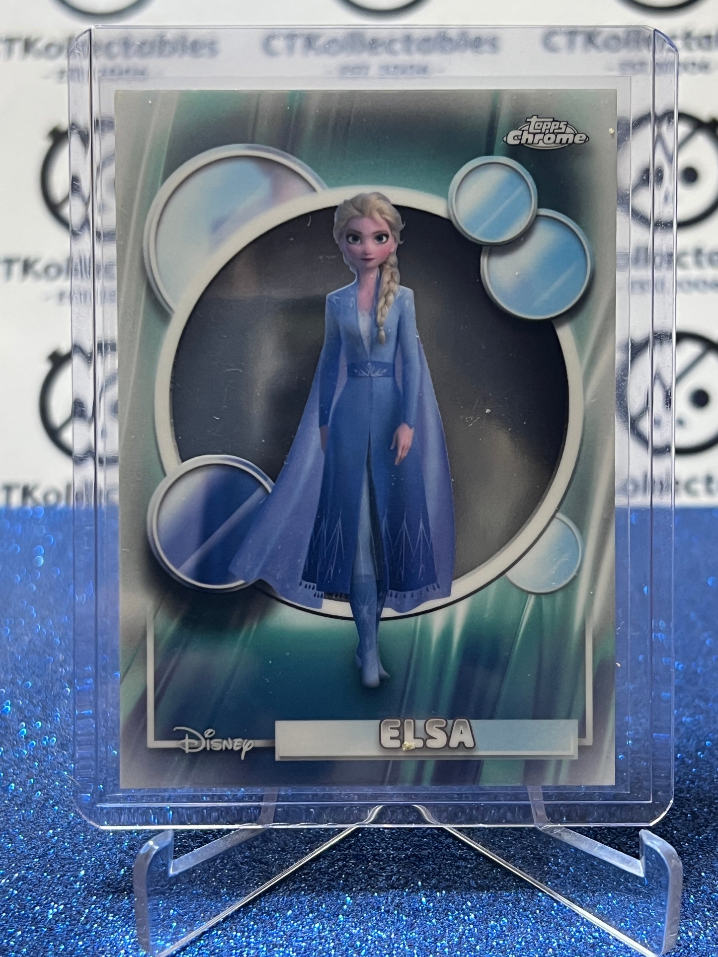 2026 DISNEY TOPPS CHROME ELSA # 168 FROZEN FOIL CARD