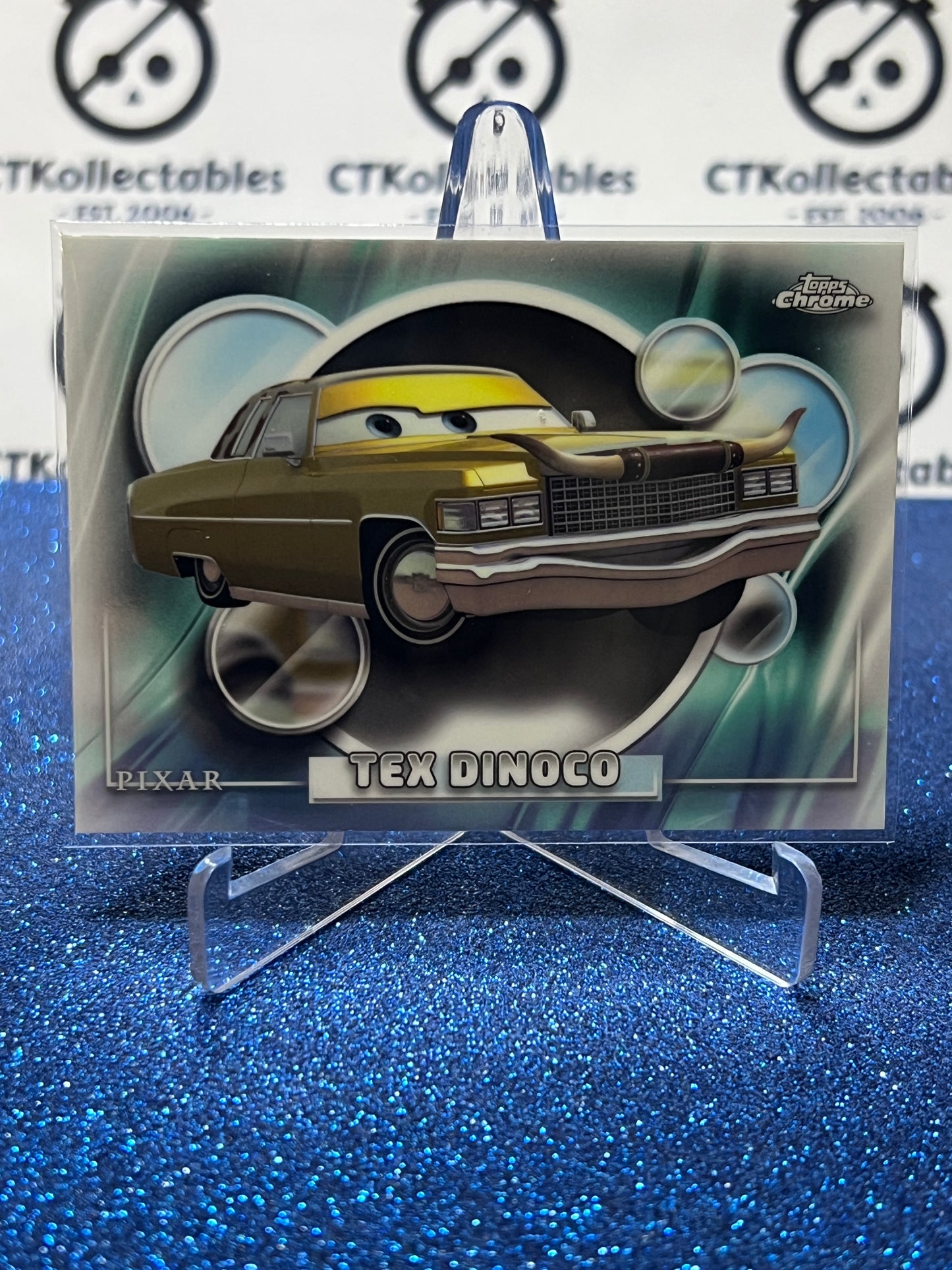 2026 DISNEY TOPPS CHROME TEX DINOCO # 19 CARS FOIL CARD