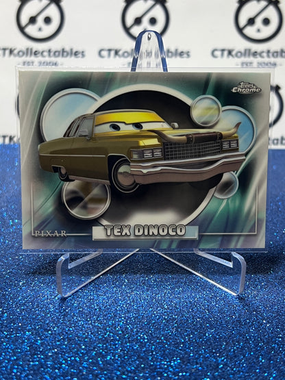 2026 DISNEY TOPPS CHROME TEX DINOCO # 19 CARS FOIL CARD