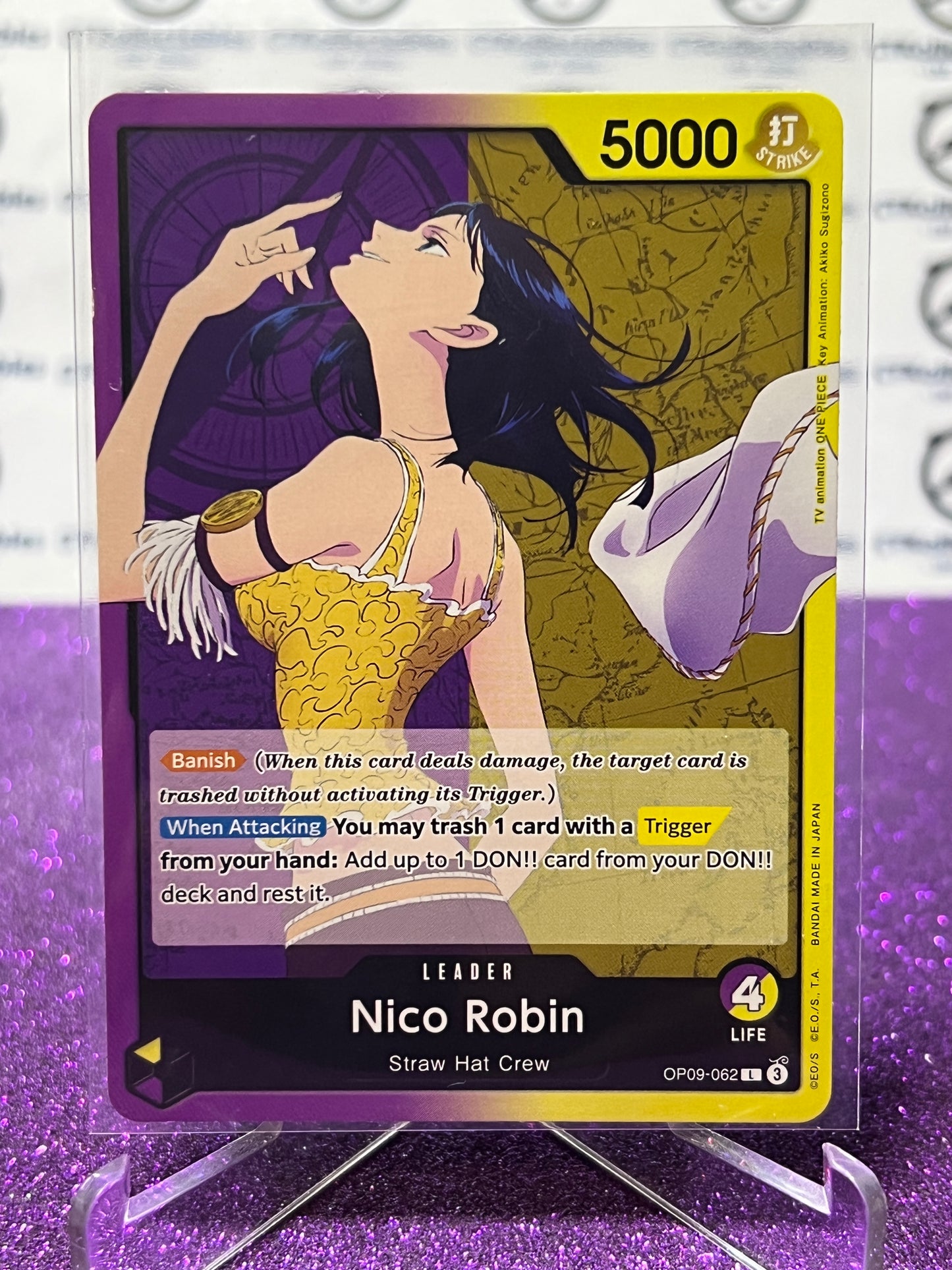 2024 ONE PIECE NICO ROBIN # OP09-062 L EMPERORS IN THE NEW WORLD NON-FOIL ENGLISH