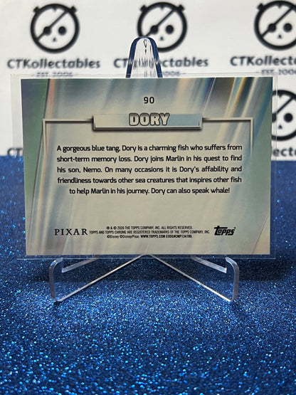 2026 DISNEY TOPPS CHROME DORY # 90 FINDING NEMO FOIL CARD