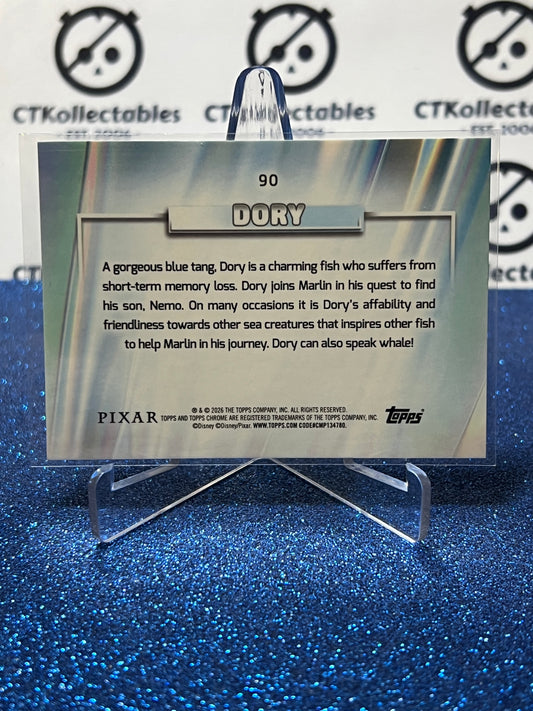 2026 DISNEY TOPPS CHROME DORY # 90 FINDING NEMO FOIL CARD